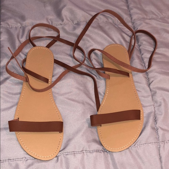 Charlotte Russe Shoes - Lace up Sandals